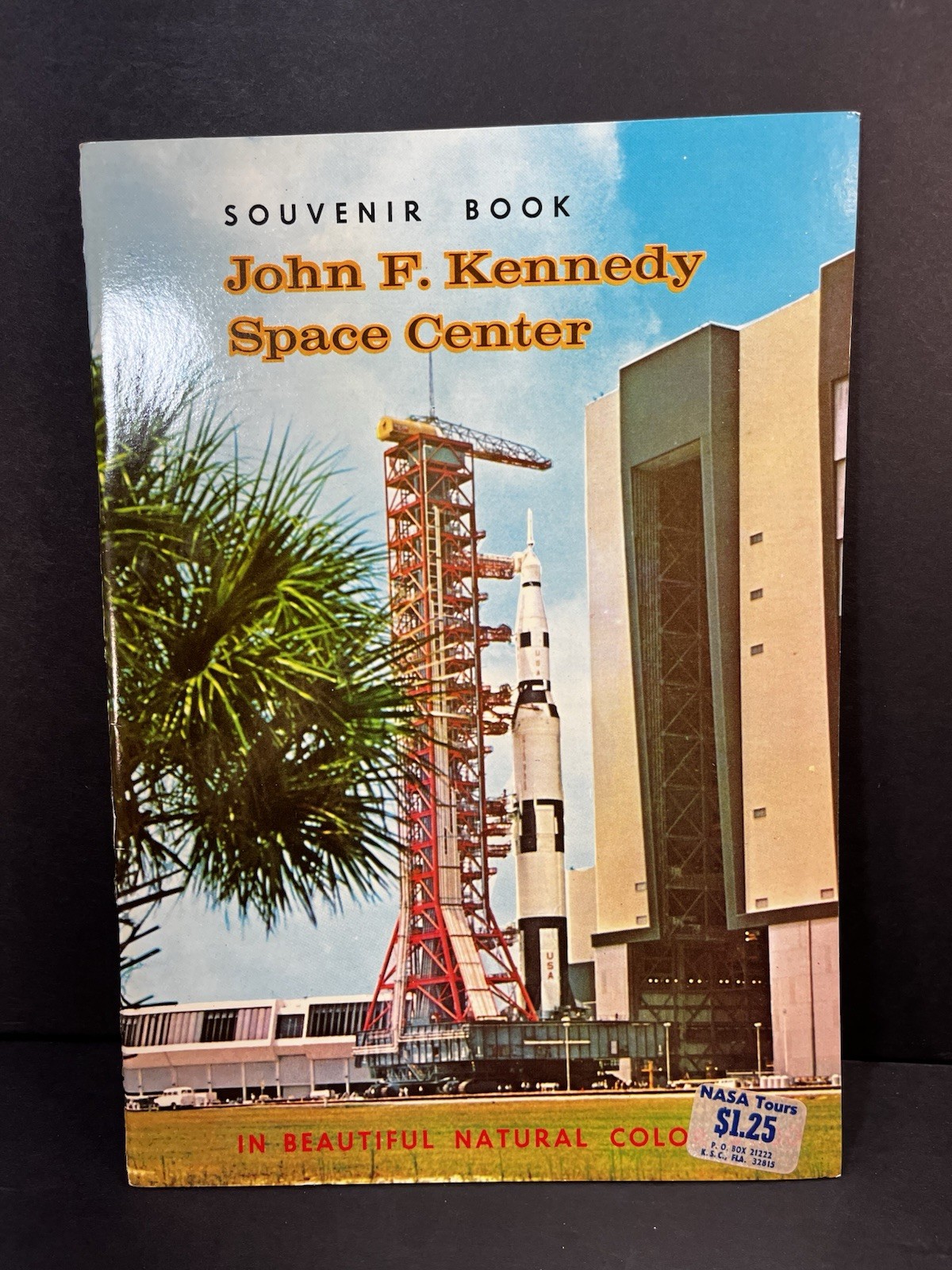 1969 Vintage John F Kennedy Space Center Souvenir Book Colored Photos