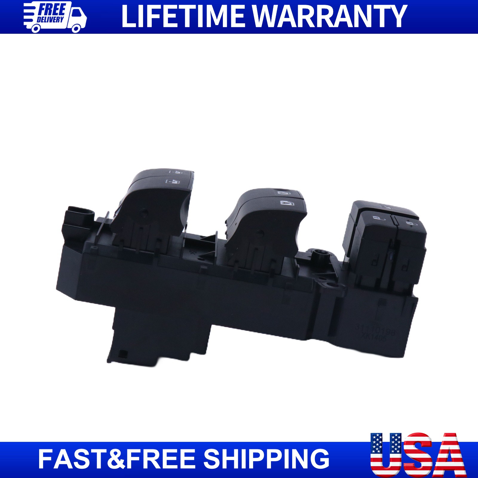 New Master Window Switch Fits For Toyota Tacoma 2016-2022 Left Front Driver Side