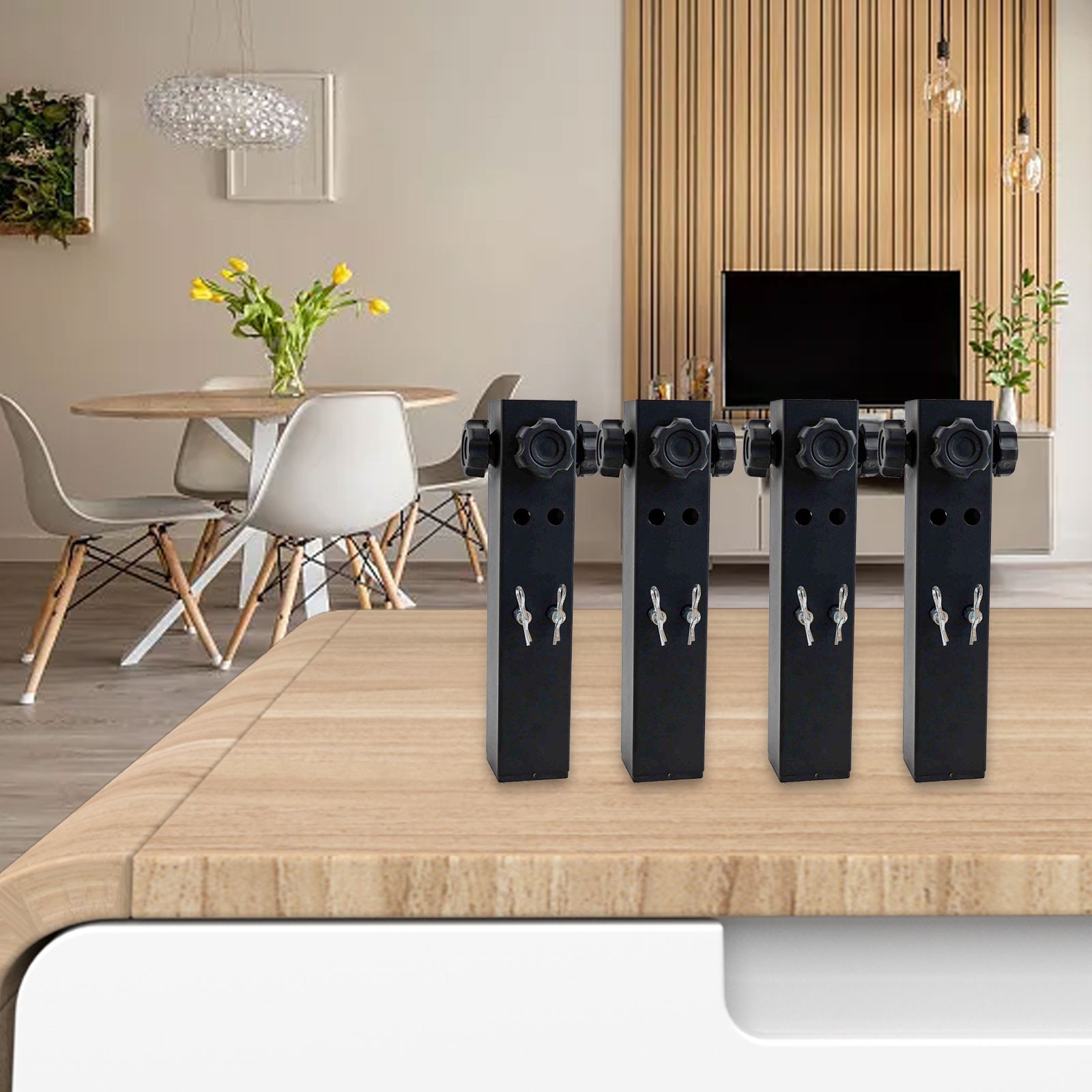 Innovative Design Height Adjusters for Various Furniture Types Set of 4