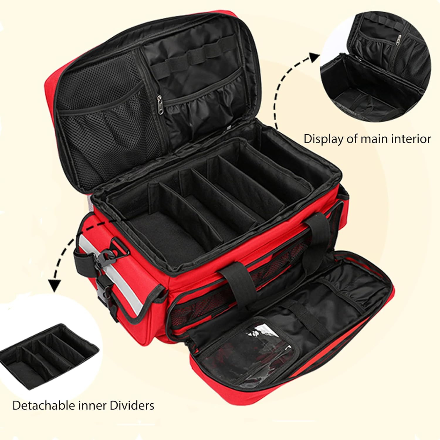 Medical Bag,First Aid Bag,First Responder Bag for Trauma,Emergency Medical Bag O