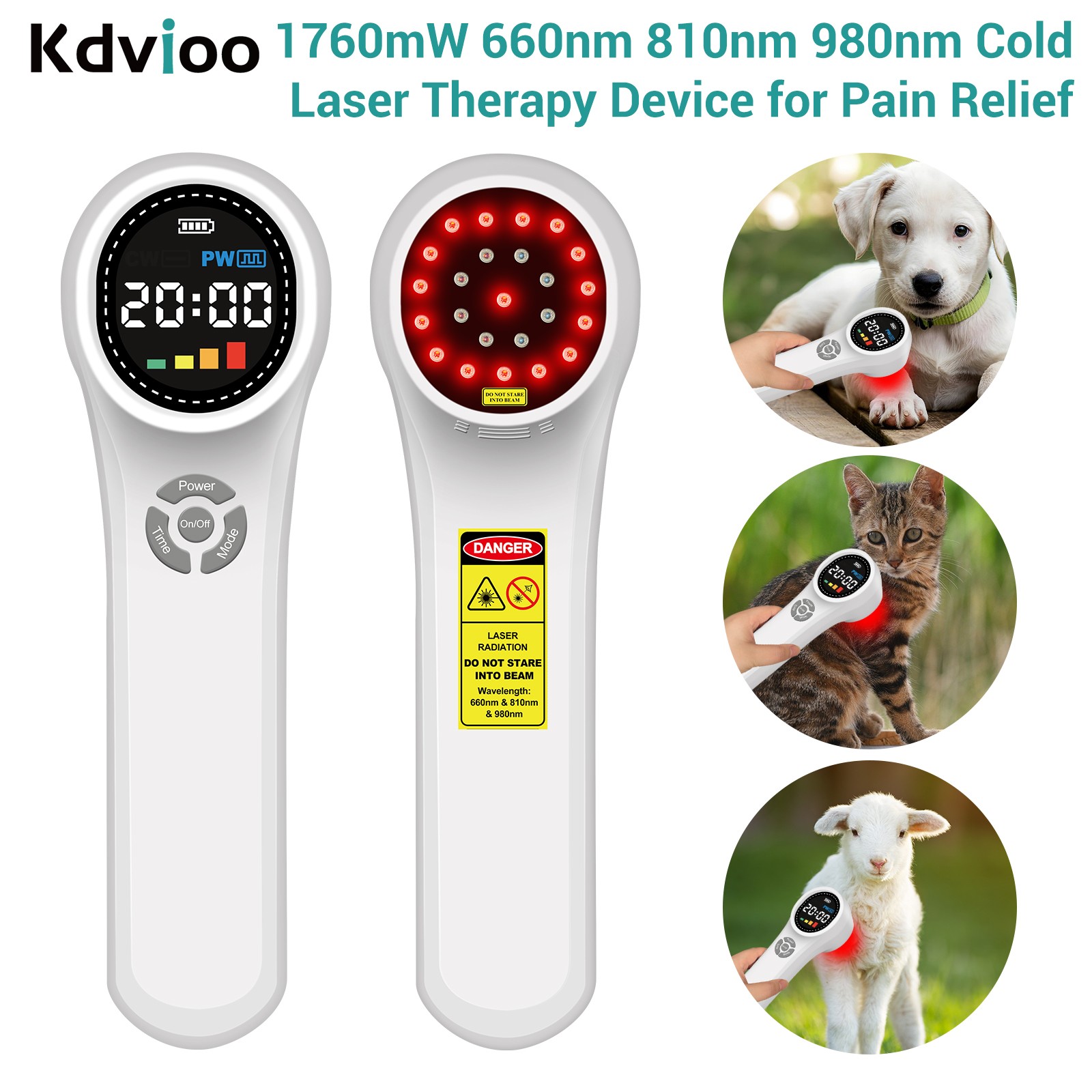 High Power Veterinary Laser Therapy Device For Large Dogs Horses Chronic Pain