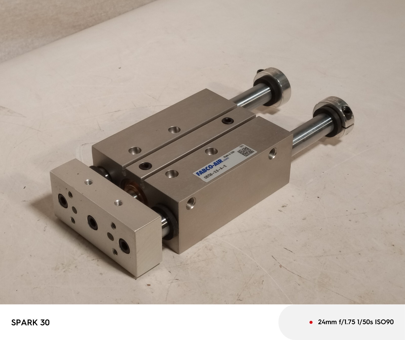 Fabco GB750-3.0-A-E Linear Slide, Interchangeable Block Style Thruster, 3" Str.