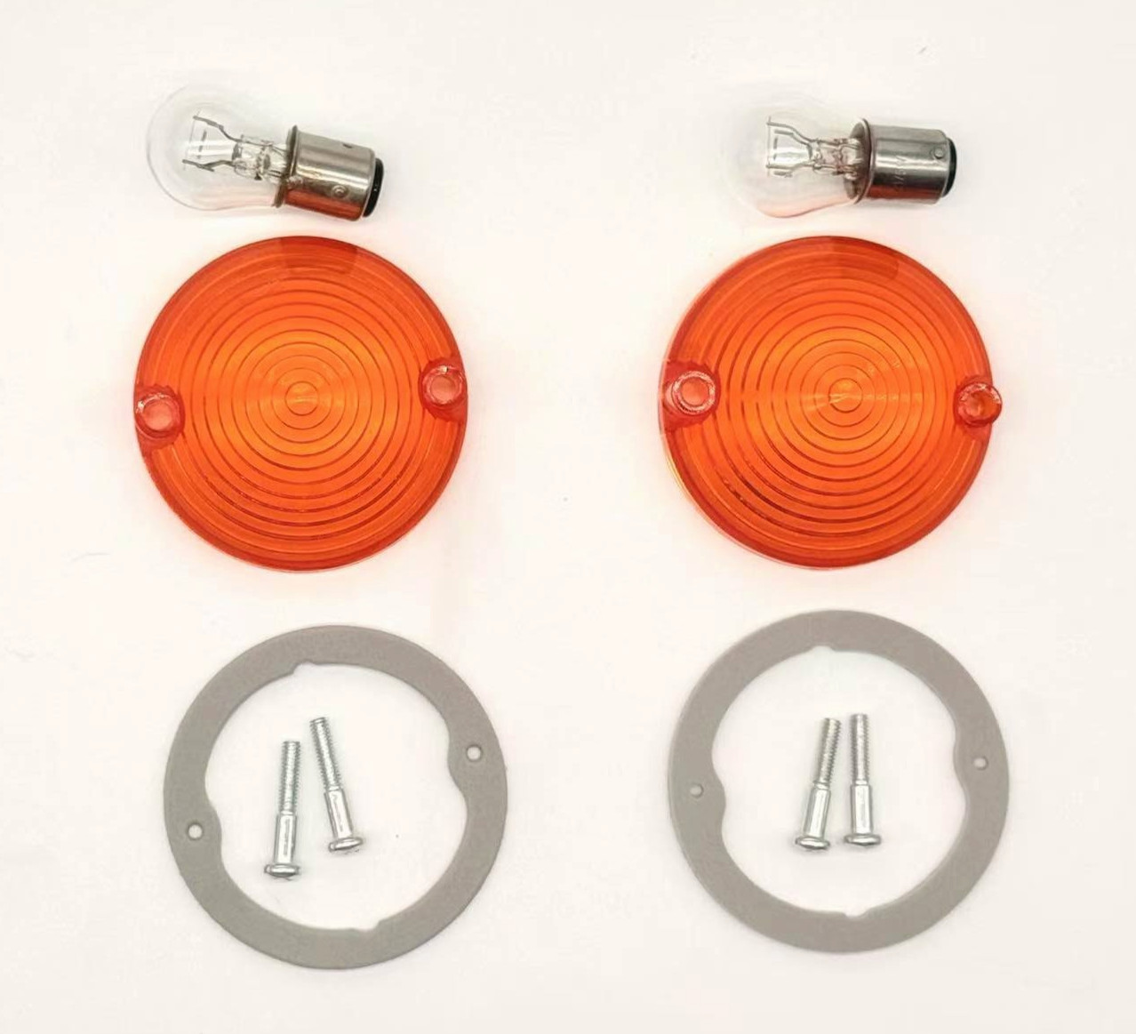 1964 1965 1966 Mustang Parking Lamp Lens Gasket Hardware Bulbs