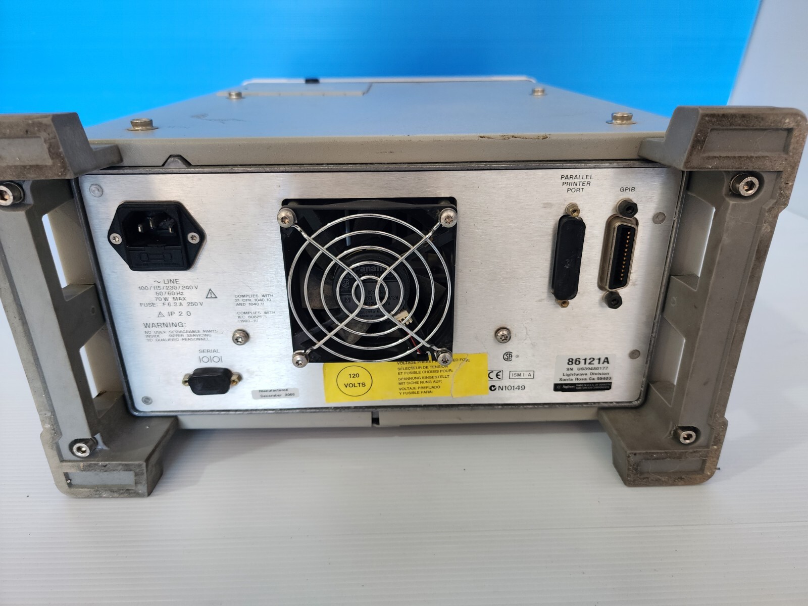 HP - Agilent - Keysight 86121A WMD Channel Analyzer