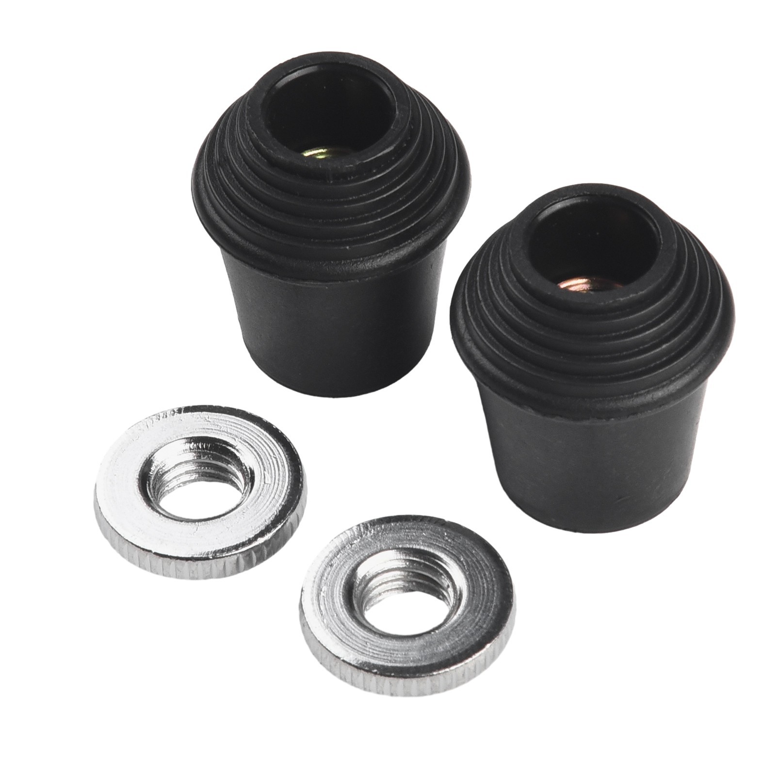 Upgrade Your Bass Drum with 2Pcs Rubber Feet Tip for Tom Bass Drum Leg