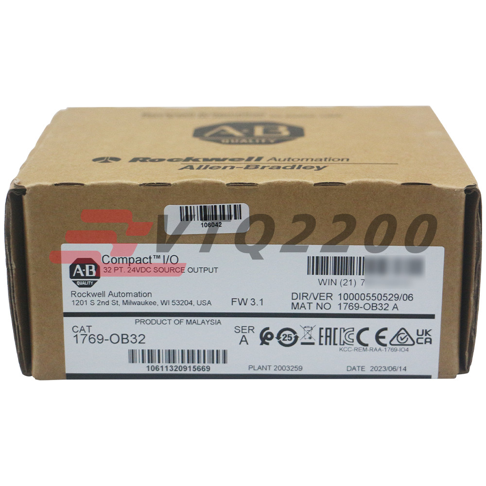 New Allen-Bradley 1769-OB32 CompactLogix 32 Point 24VDC Output Module