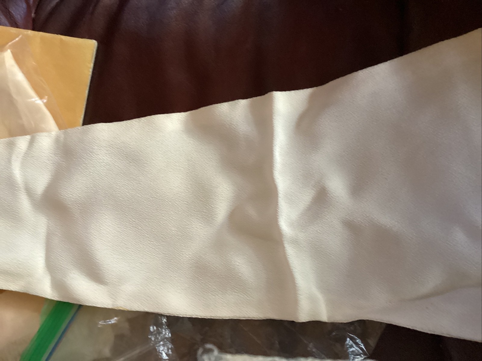 RAF Silk Scarf White Ww2 Storage Folds Exquisite Quality