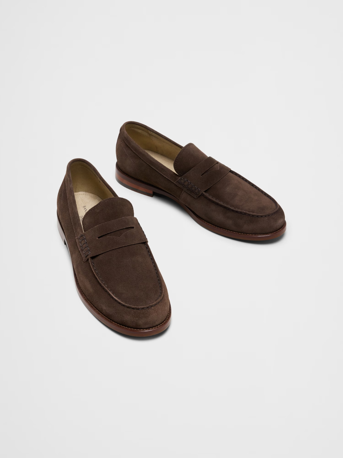 Banana Republic Factory Unisex Suede Loafer Classic Smart Casual Dress Shoe NEW!