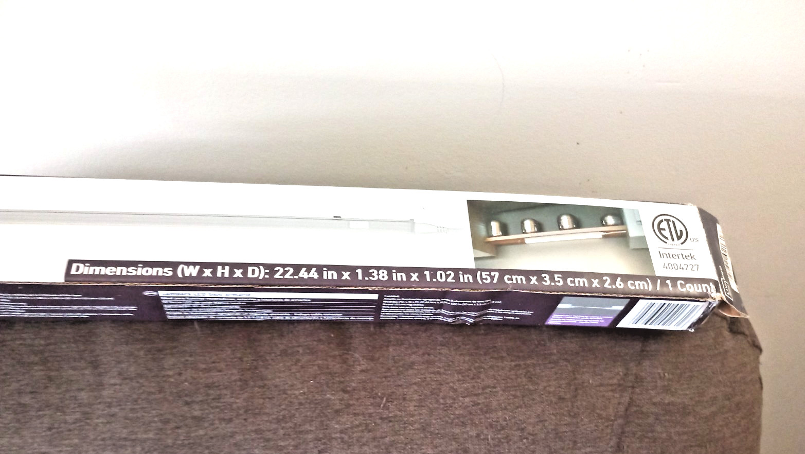 Livarno LED under cabinet light working used