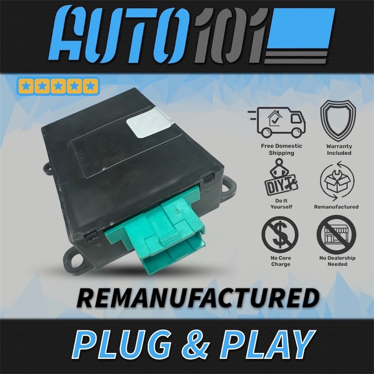 Remanufactured 1993-1995 Pontiac Firebird Theft Deterrent Module 88964942 GM