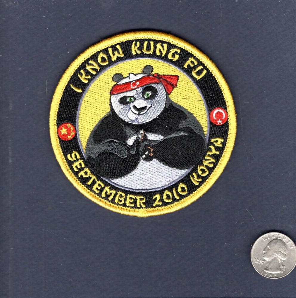 KONYA 2010 F-16 Falcon TURAF Chinese Air Force Squadron Patch +V