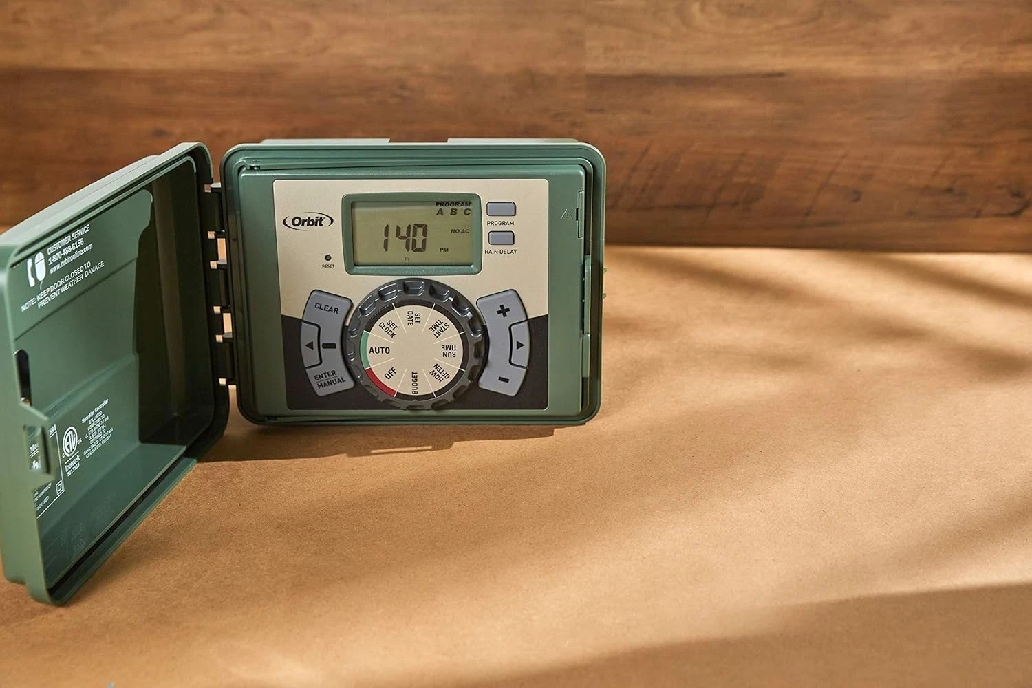 12-Station Outdoor Swing Panel Sprinkler System Timer