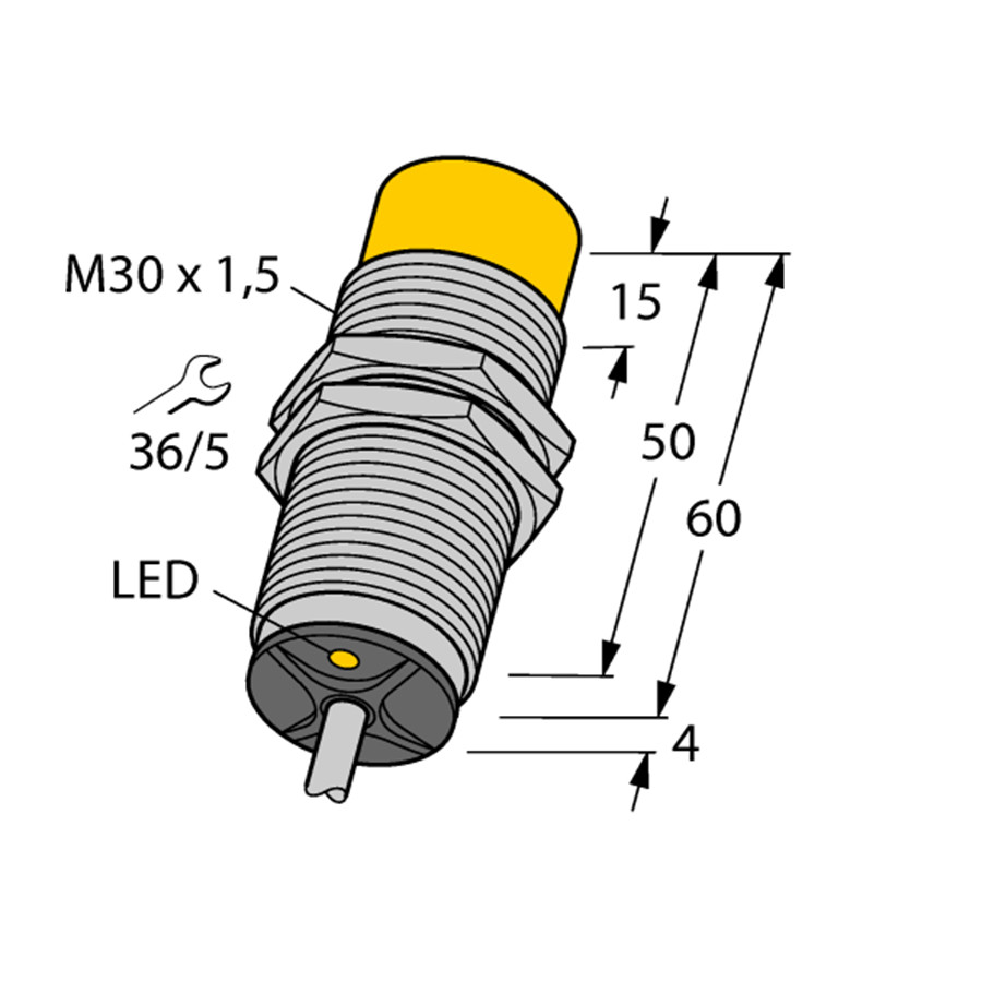 TURCK NI15-M30-RZ3X/S90 4316721 Inductive sensor
