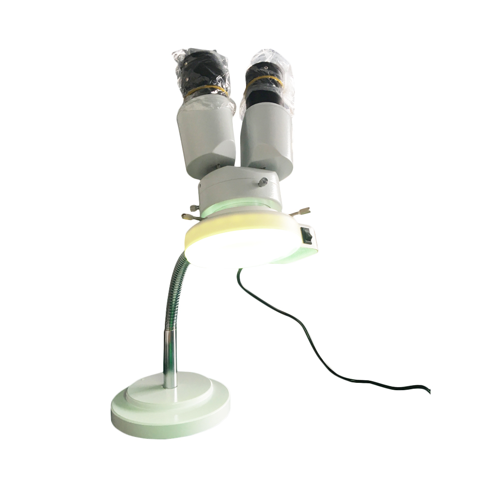 8X Microscope Comprehensive Magnification 360° Revolve Dental Lab Equipment LED