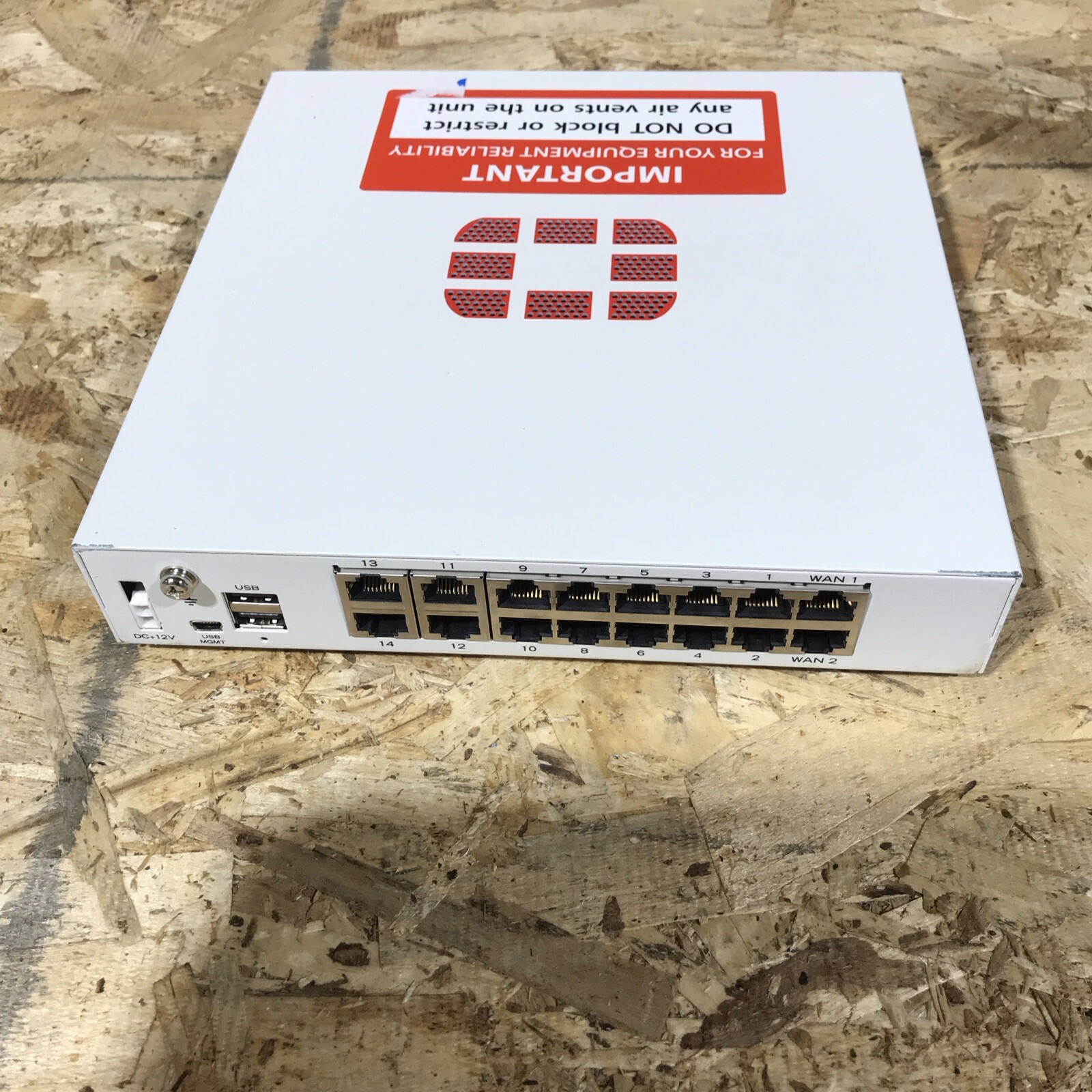 FORTINET FORTIGATE 90D FG-90D FIREWALL NETWORK SECURITY APPLIANCE NO POWER SPPLY