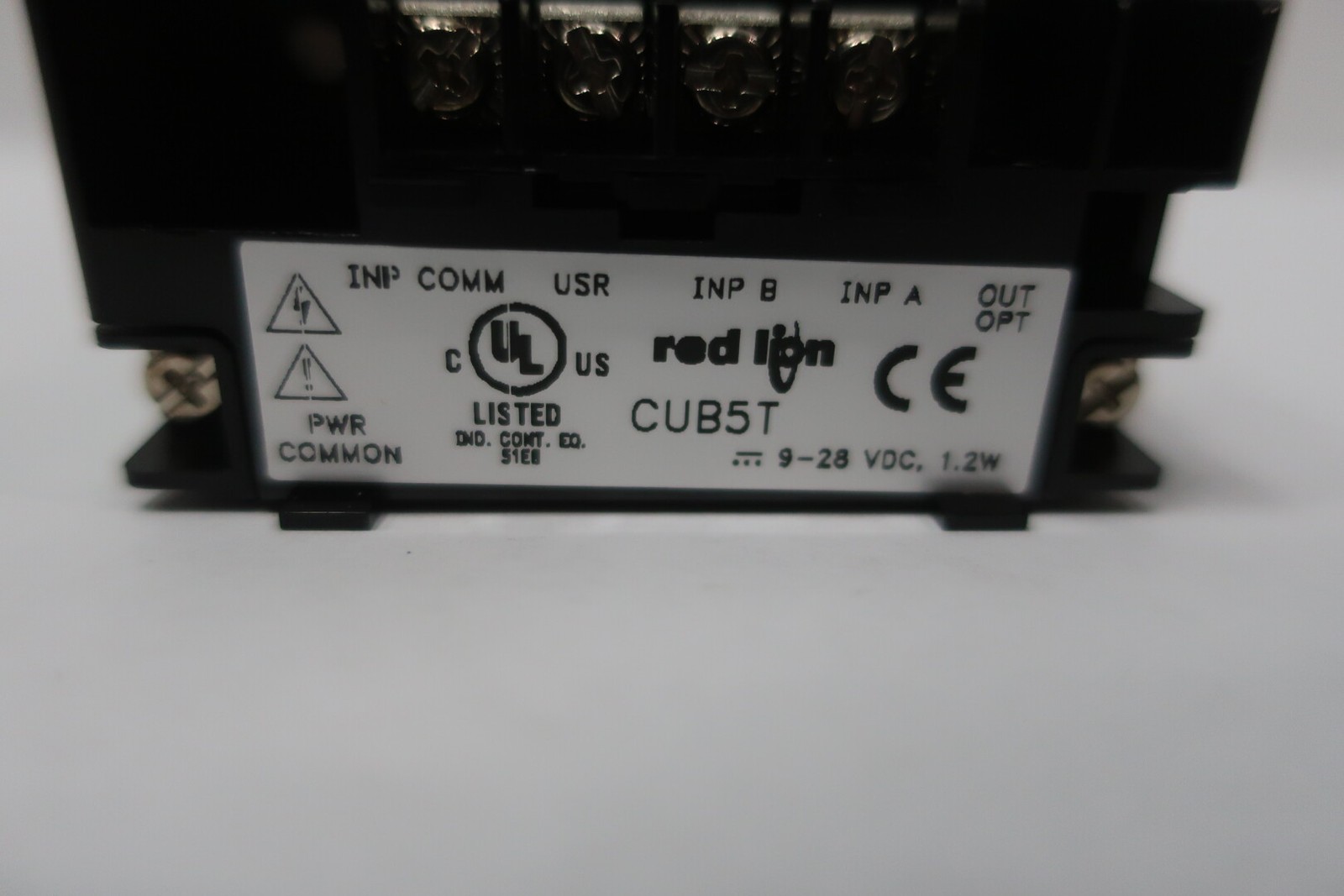 Red Lion CUB5TB00 Digital Panel Meter 9-28v-dc