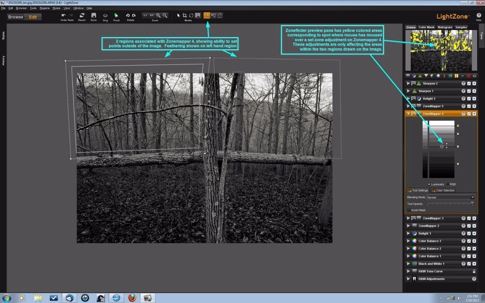 Pro Digital Photo Camera RAW Image Editing LightZone Software 2026 - Windows Mac