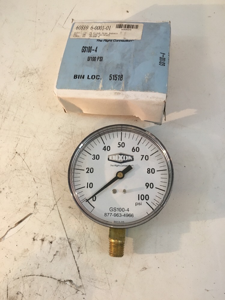 Dixon Boss GS100-4 O/100 PSI NEW (LOC1115)