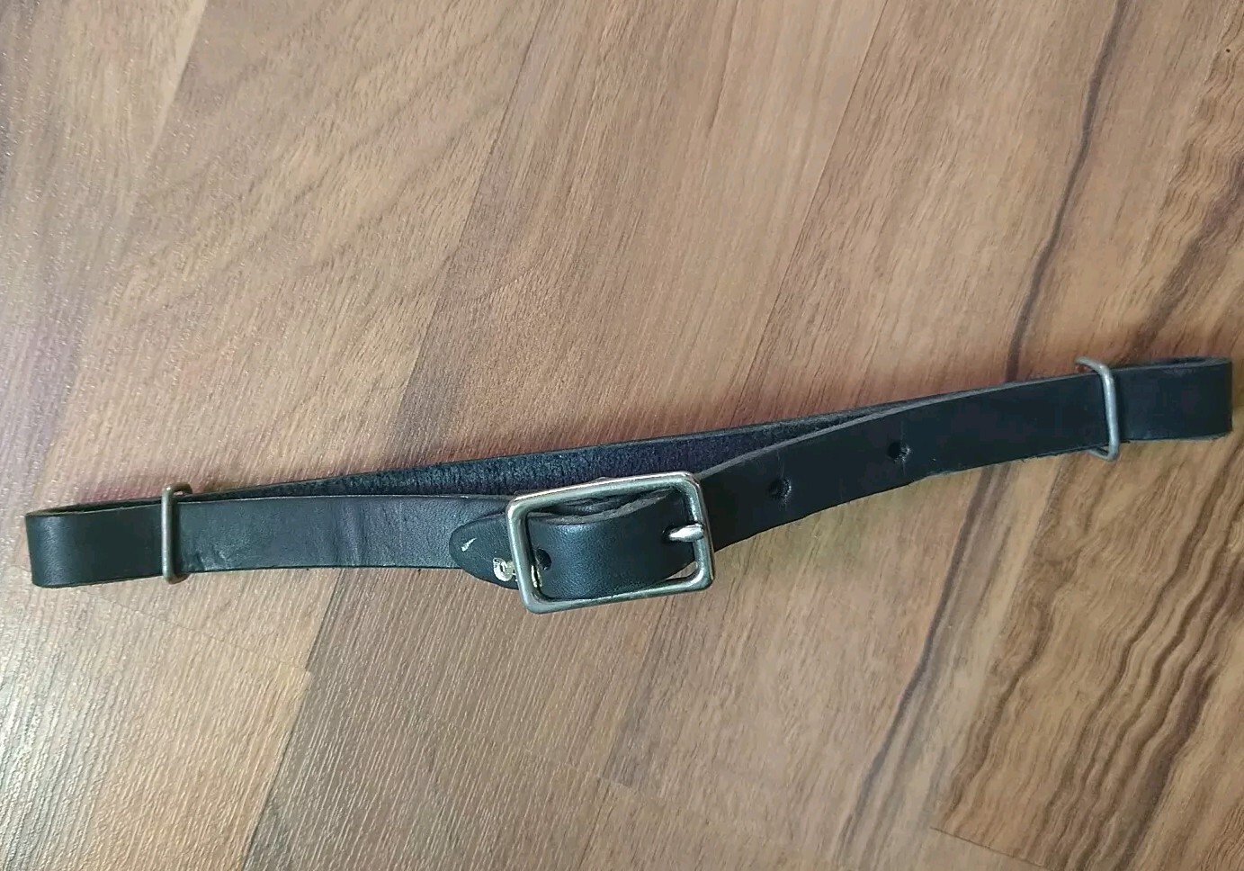 Smith Saddlery Black Leather American Made Curb Strap horse tack equine