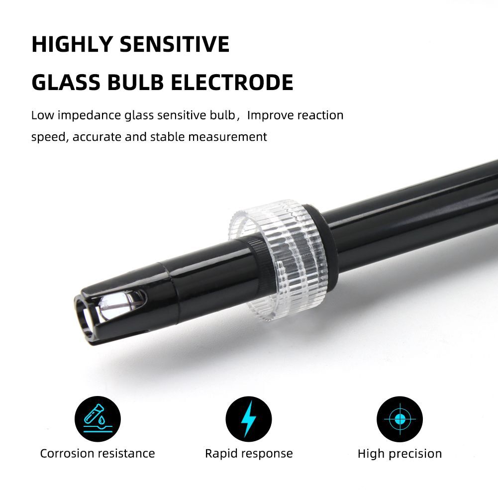 Electrode Ph Meter Potential Test BNC Replacement Probe Hydroponic Connector