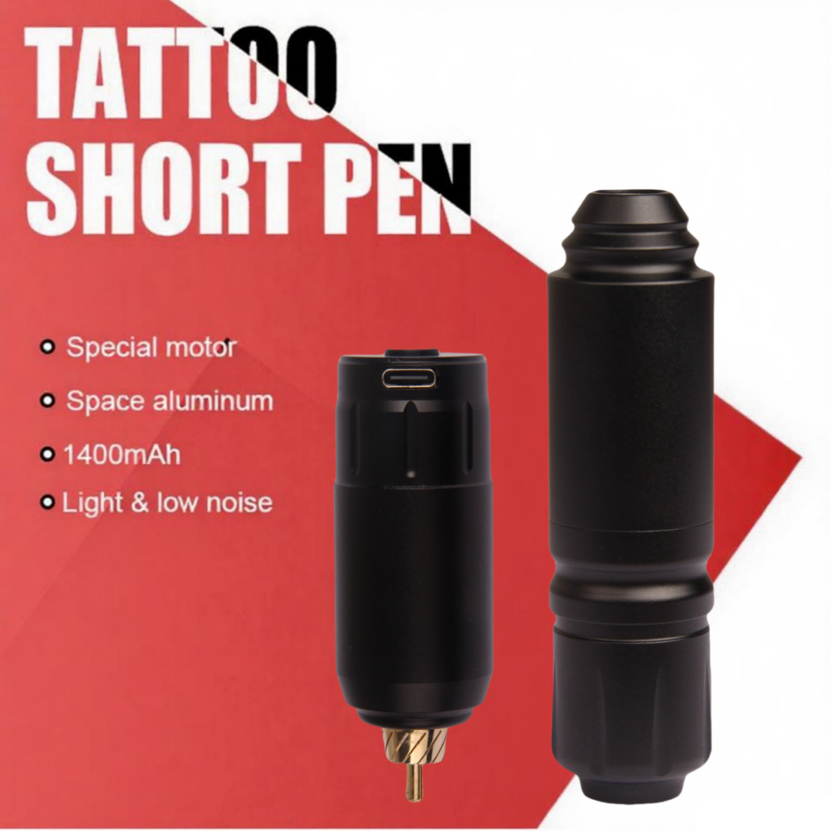 Tattoo Machine Pen Come With A Rechargeable Battery Type-c Charging Cable