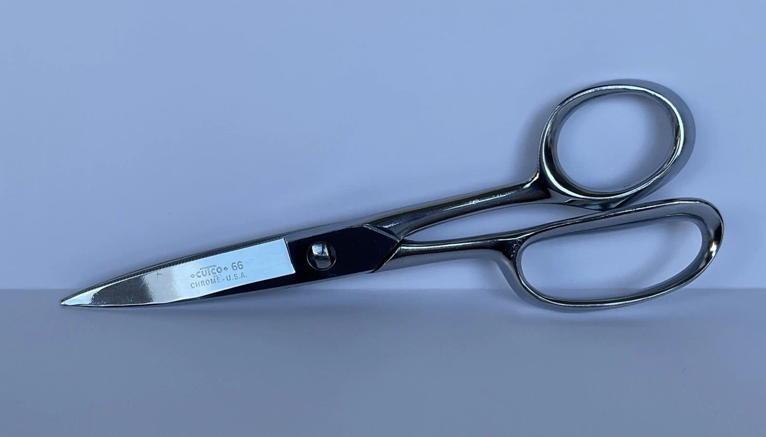 CUTCO 8” Vintage Scissors Serrated Blade Chrome USA take apart