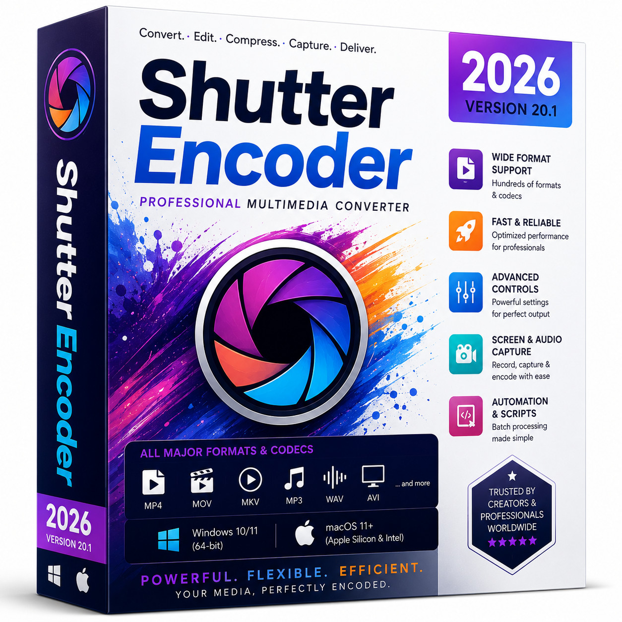 Shutter Encoder 2026 Convert Download YouTube Movies Videos Music ~ Windows MAC