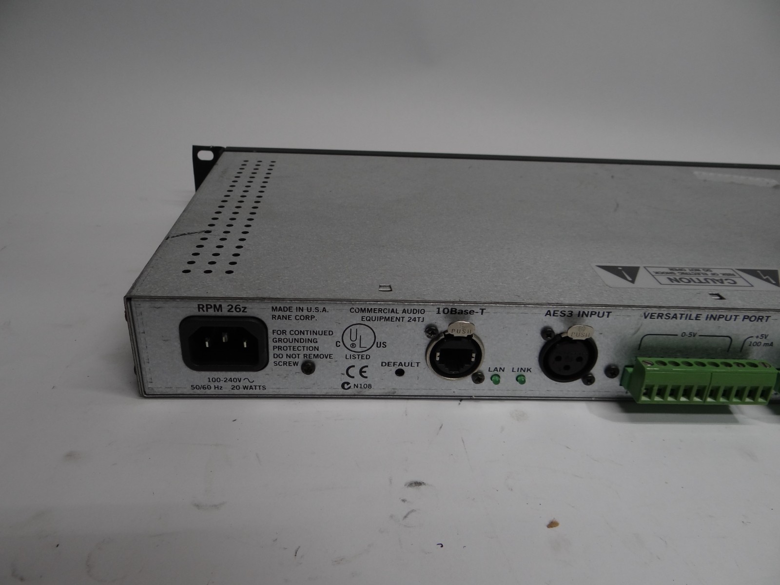 RANE RPM 26Z PROGRAMMABLE MULTIPROCESSOR
