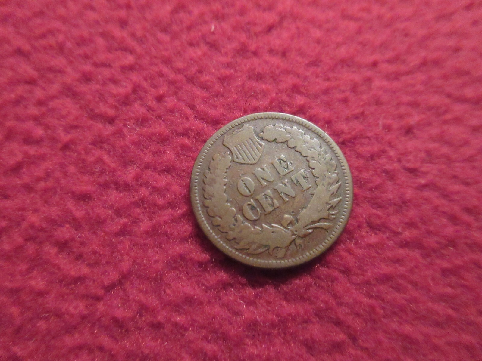 1875 DATED INDIAN CENT ORIGINAL