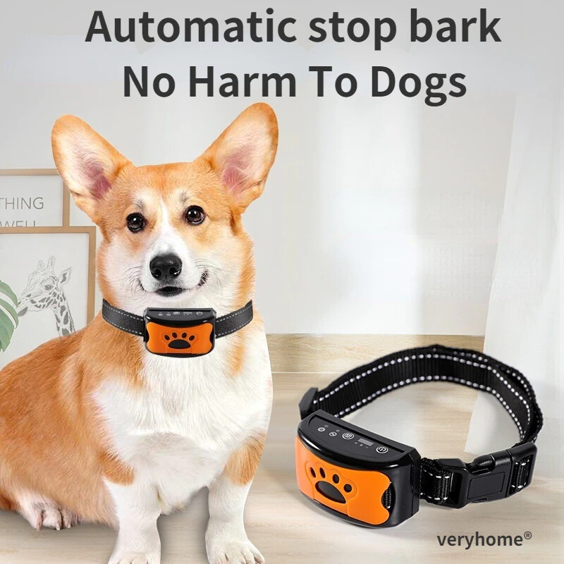 Anti Barking collar belt device, Water Proof , USB charged, Ultrasonic ,