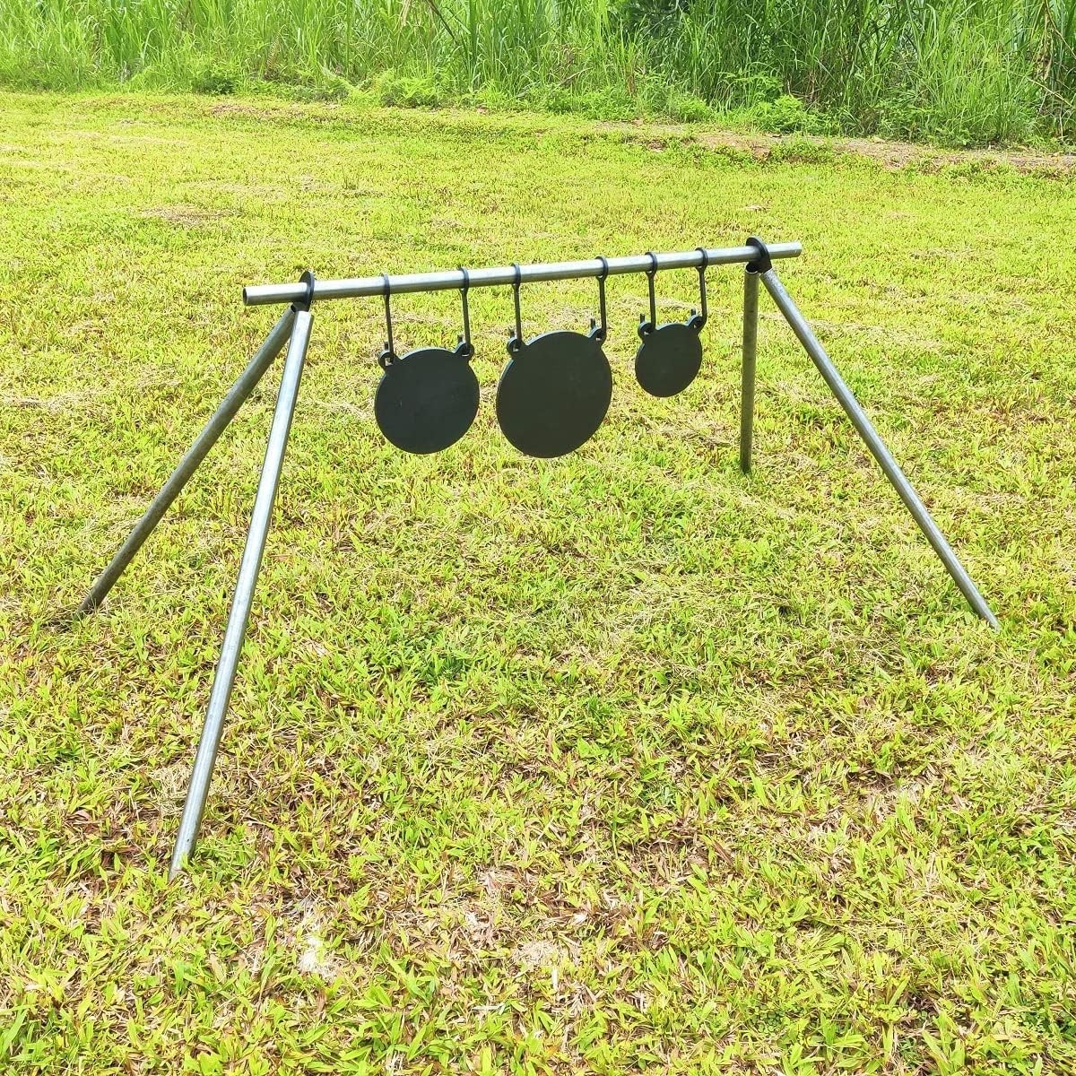 Portable Target Hanger Kit with AR500 Steel Hooks for Effortless Target Setup