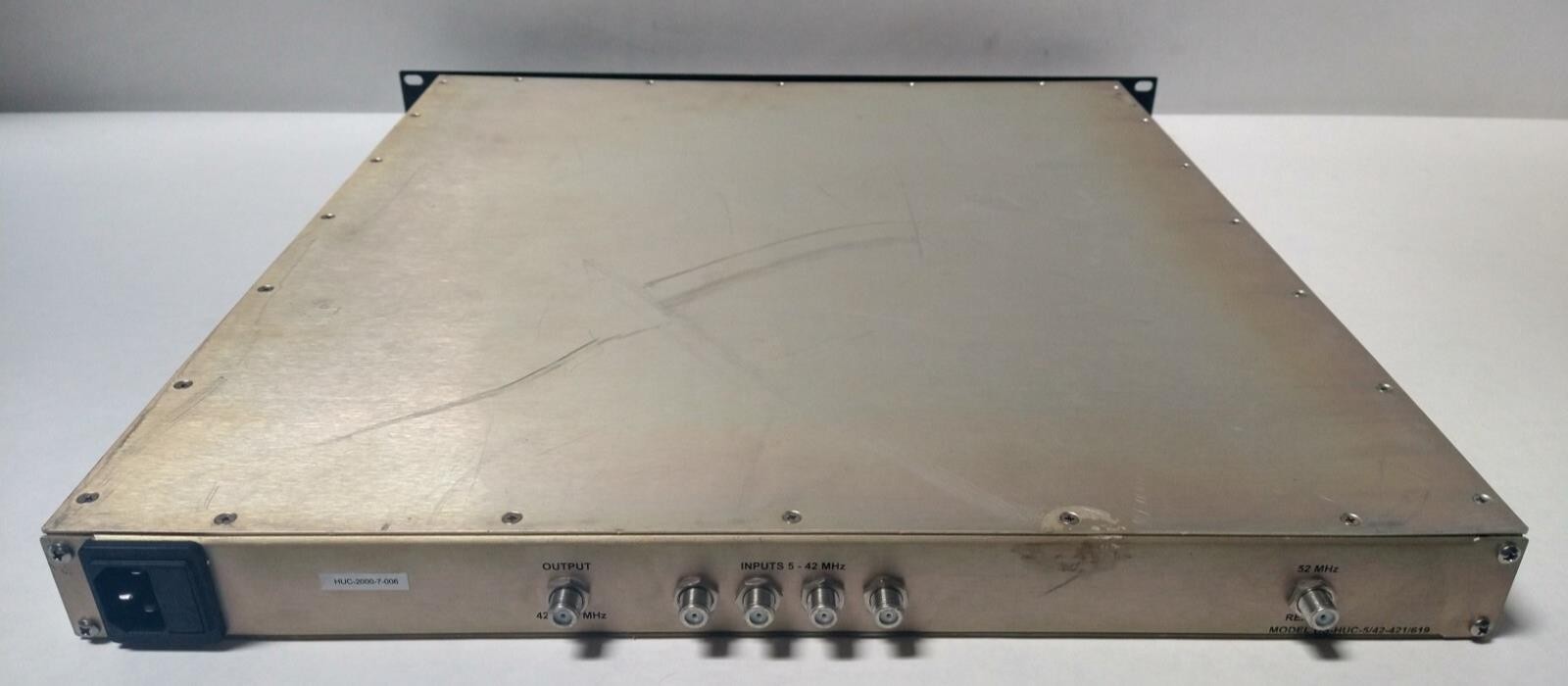 Philips DS-HUC-5/42-421/619 RF Upconverter 5–42MHz In 42–619MHz Out Rackmount