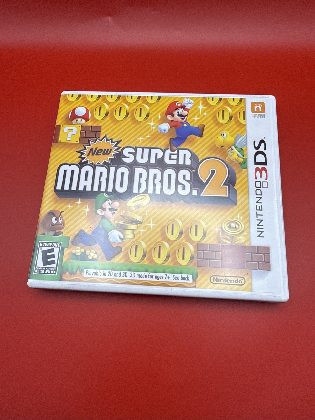 New Super Mario Bros 2 3DS Game Case & Manual Only Authentic NO GAME