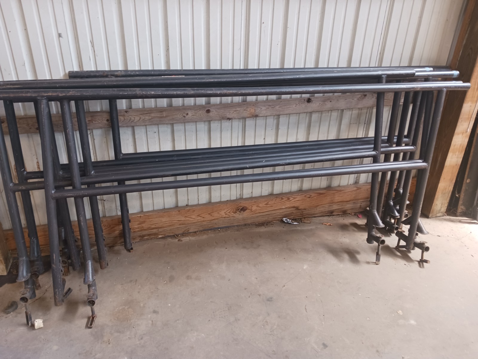 Complete Portable platform Stage riser with Rails. 12x16 or 8x24. Choose height!