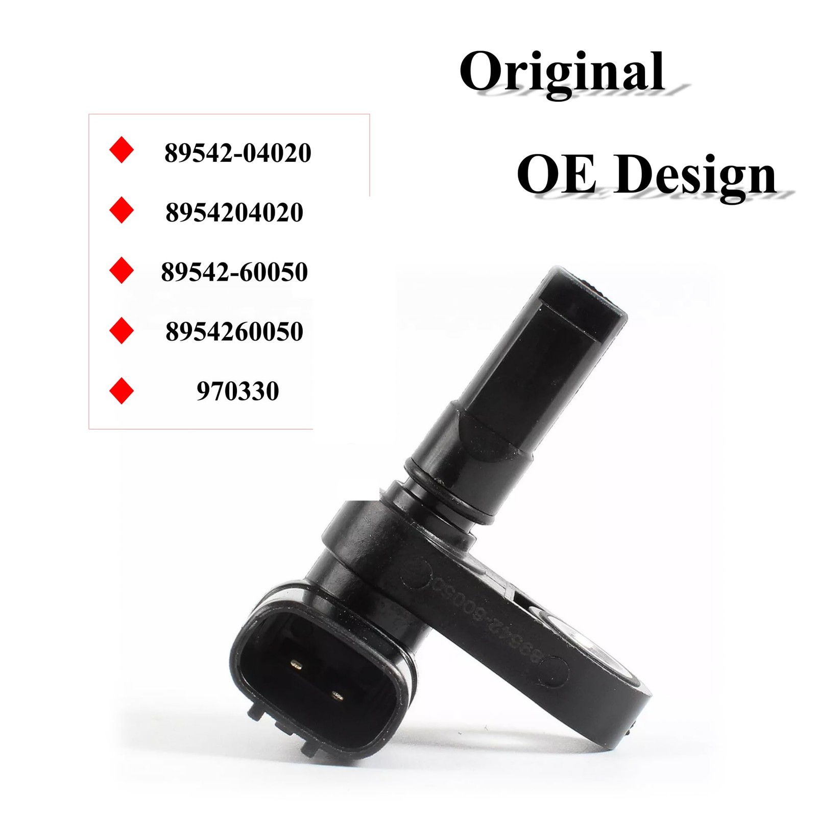 ABS Wheel Speed Sensor - 2003-2019 Toyota/Lexus, 89542-04020+89543-04020