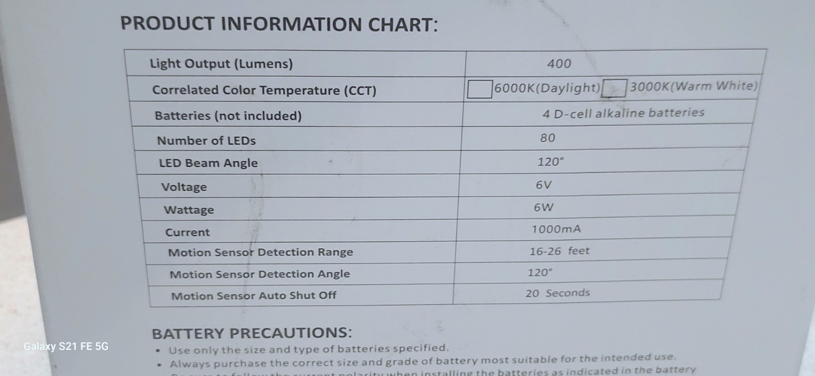 Toowell Minamalism Led Motion Sensor Ceiling Light Battery Operated 📌📌📌