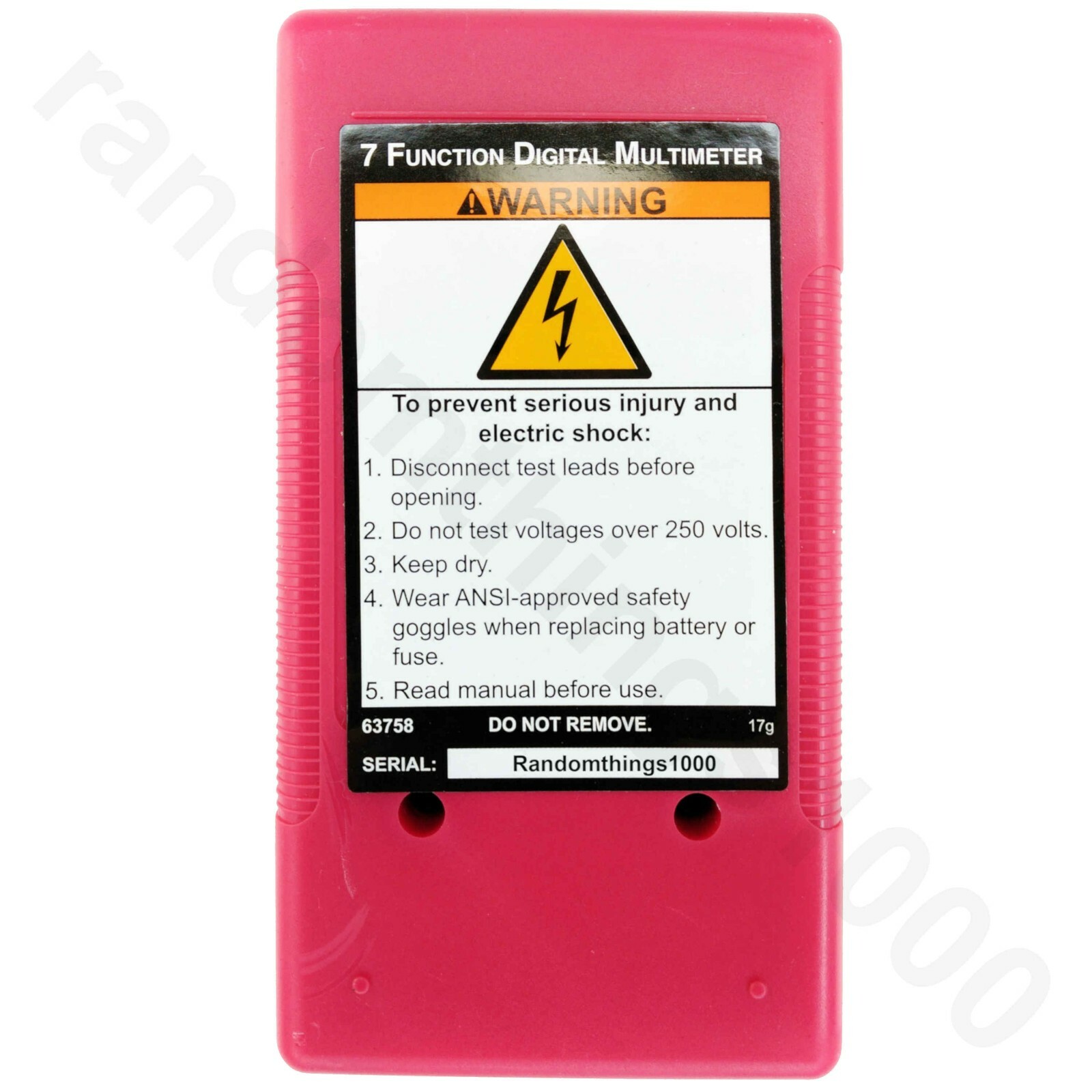 7 function digital multimeter battery tester meter voltmeter voltage tester omh