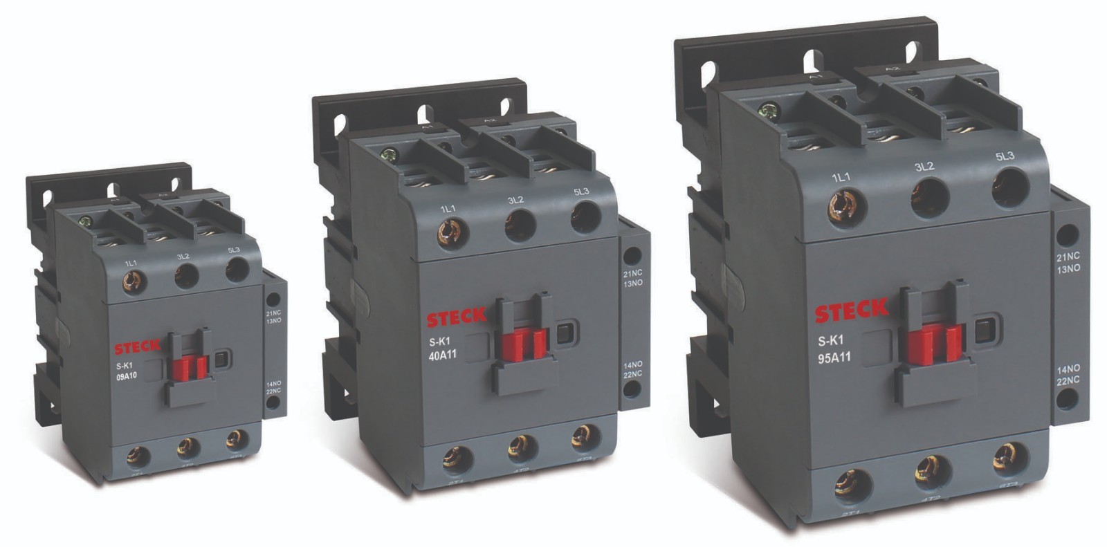 SK118A10F CONTACTOR 18 AMP 3 POLES 1NO COIL 110VAC STECK / BRAND NEW