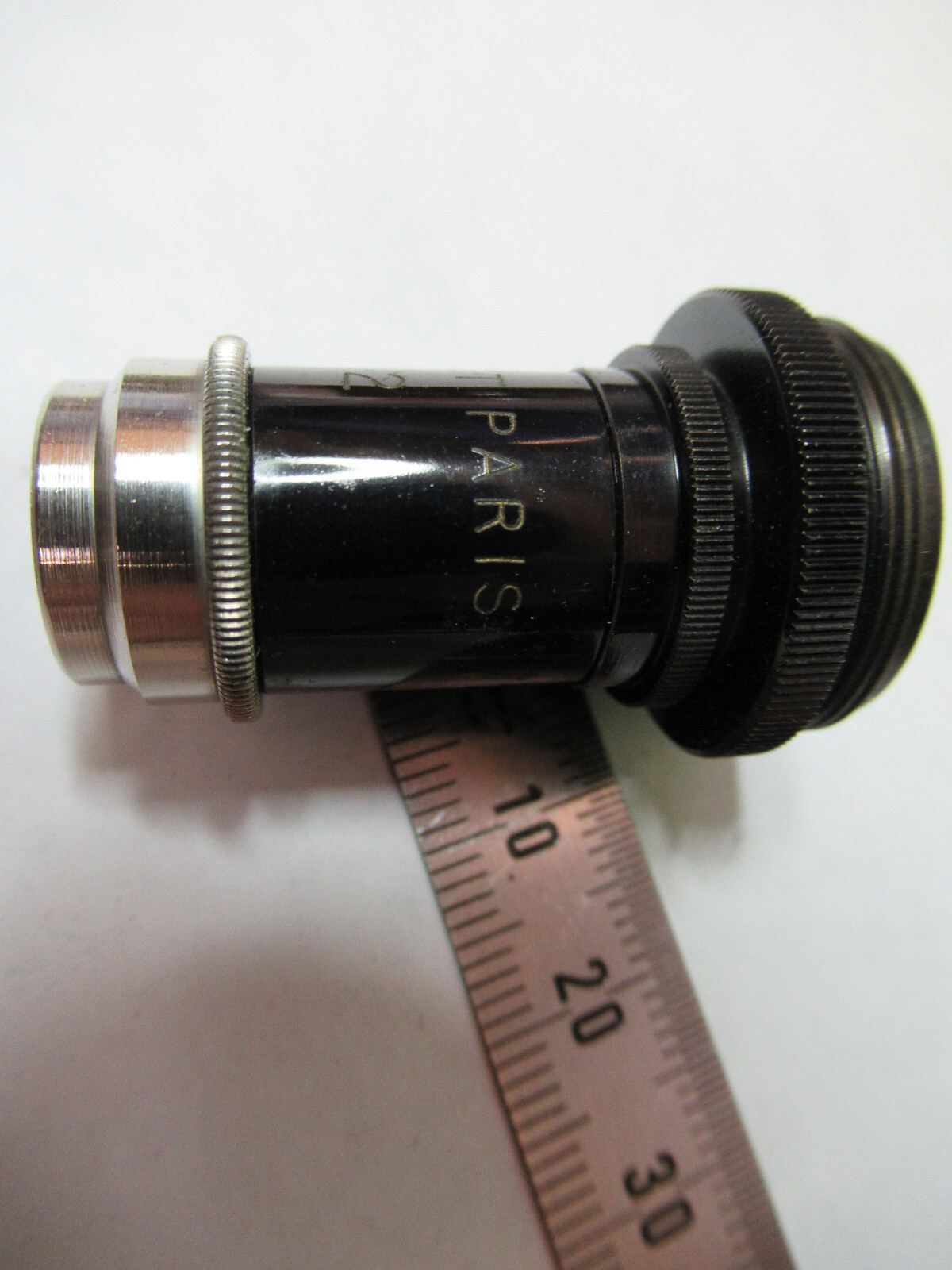 ANTIQUE NACHET PARIS "2" OBJECTIVE LENS MICROSCOPE PART AS PICTURED X2-A-07