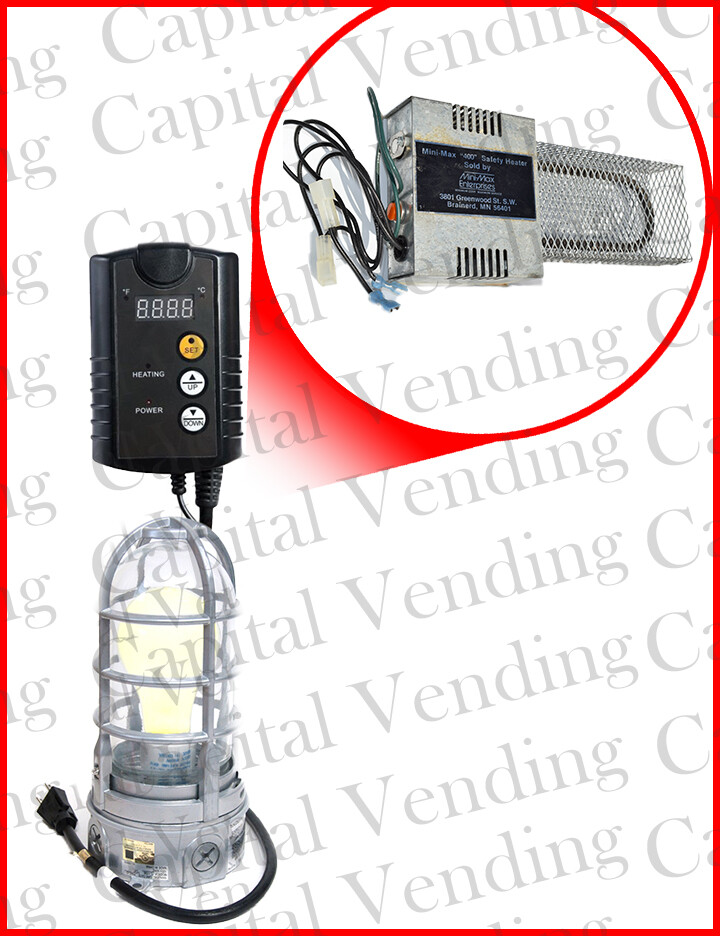 soda vending machine heater kit  new install or to replace obsolete Mini Max