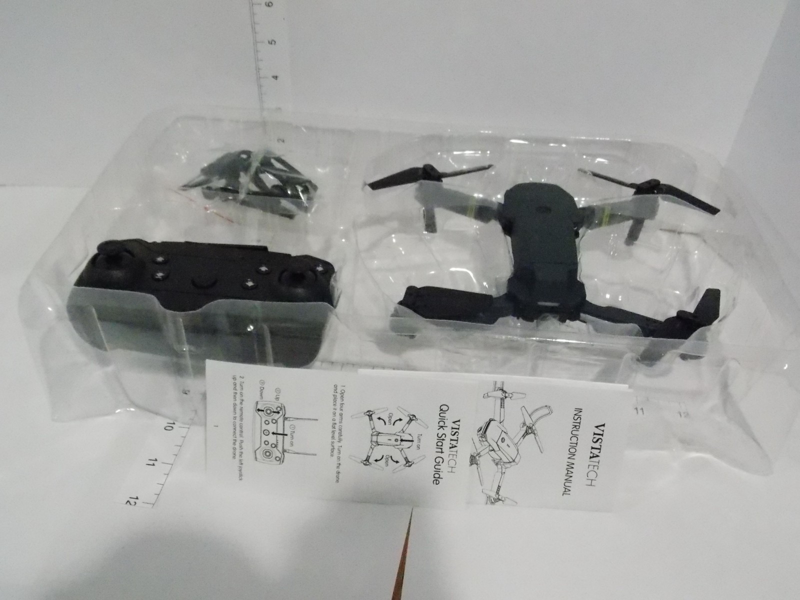 New VistaTech QuadCopter Drone - Rechargeable, HD Camera, Live Video Streaming