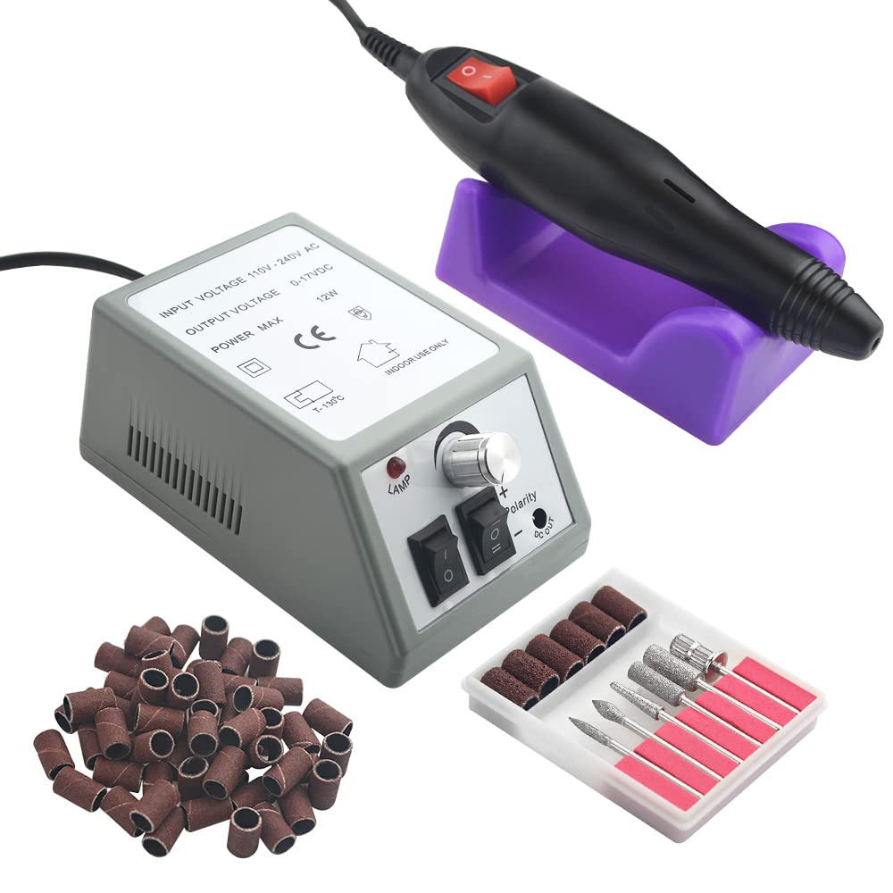20,000 RPM Light Type Professional Electric Nail Art Salon Drill Glazing Fast Ma