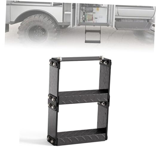 Truck Step, Universal Heavy-Duty Tall Flexible Step for Trucks, 20 x Dual-step