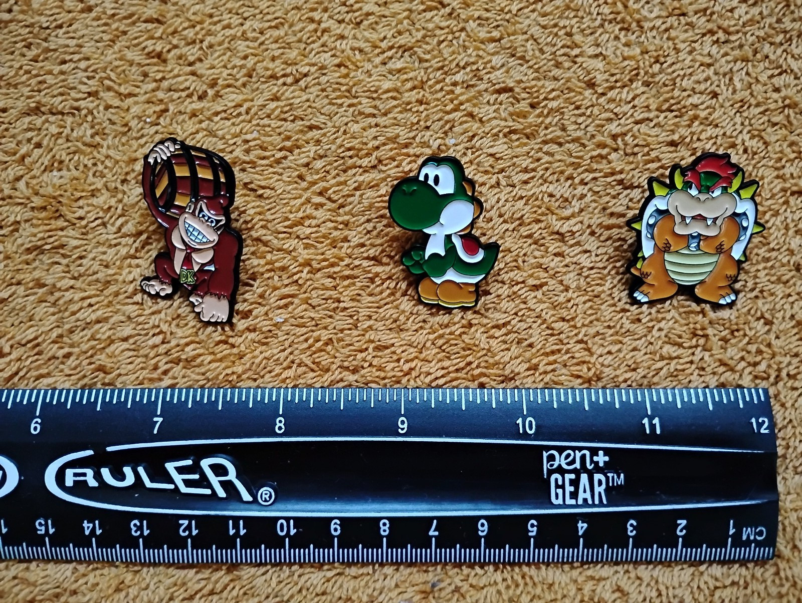 NINTENDO PIN metal enamel set lapel lot donkey kong yoshi koopa 2 PINS FOR $7.99