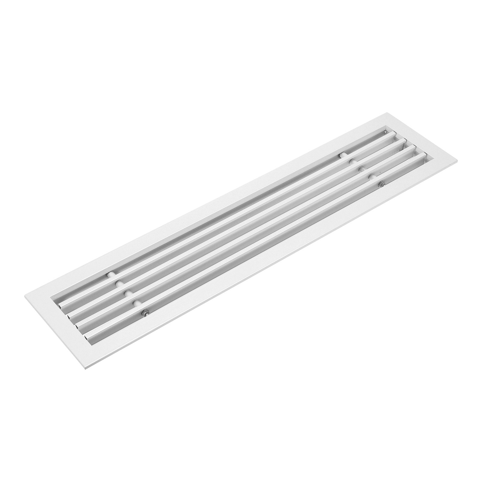 20x4 Inch Linear Bar Air Vent Grille Aluminum Air Vent Cover White
