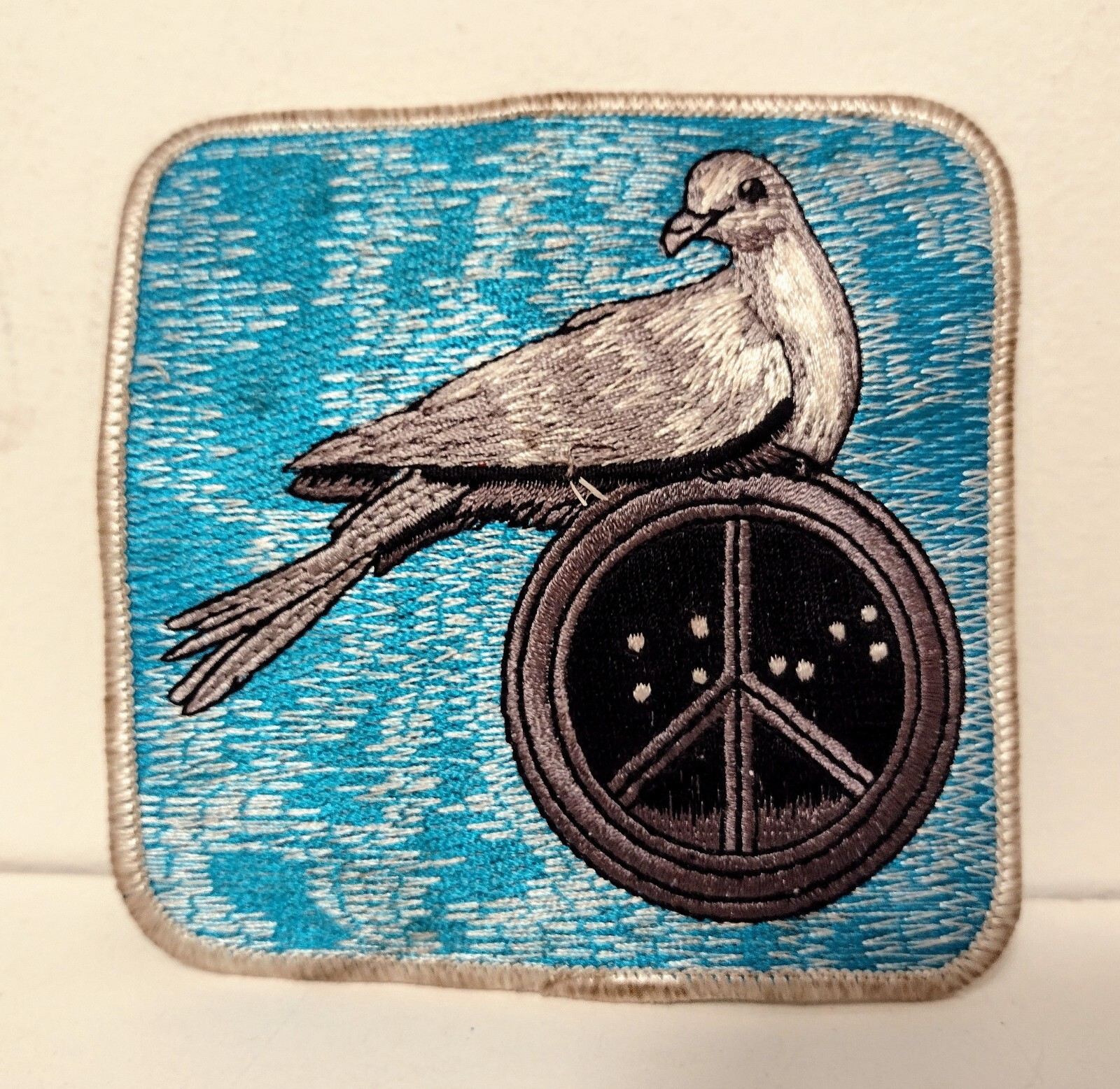 Grateful Dead Patch Peace Dove Philip Garris Embroidered Band Art