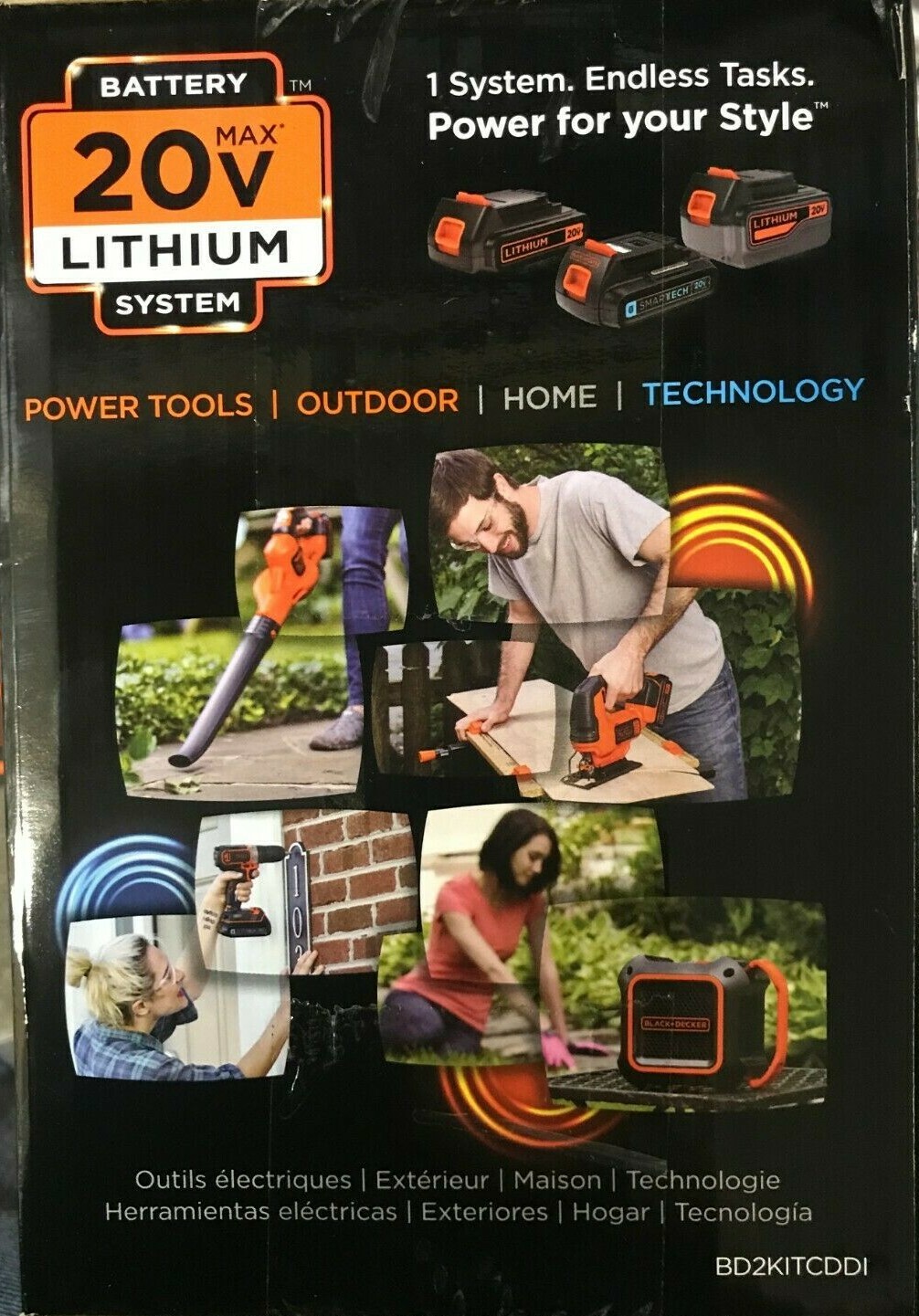 BLACK+DECKER - BD2KITCDDI - 20V MAX* Drill/Driver + Impact - Combo Kit