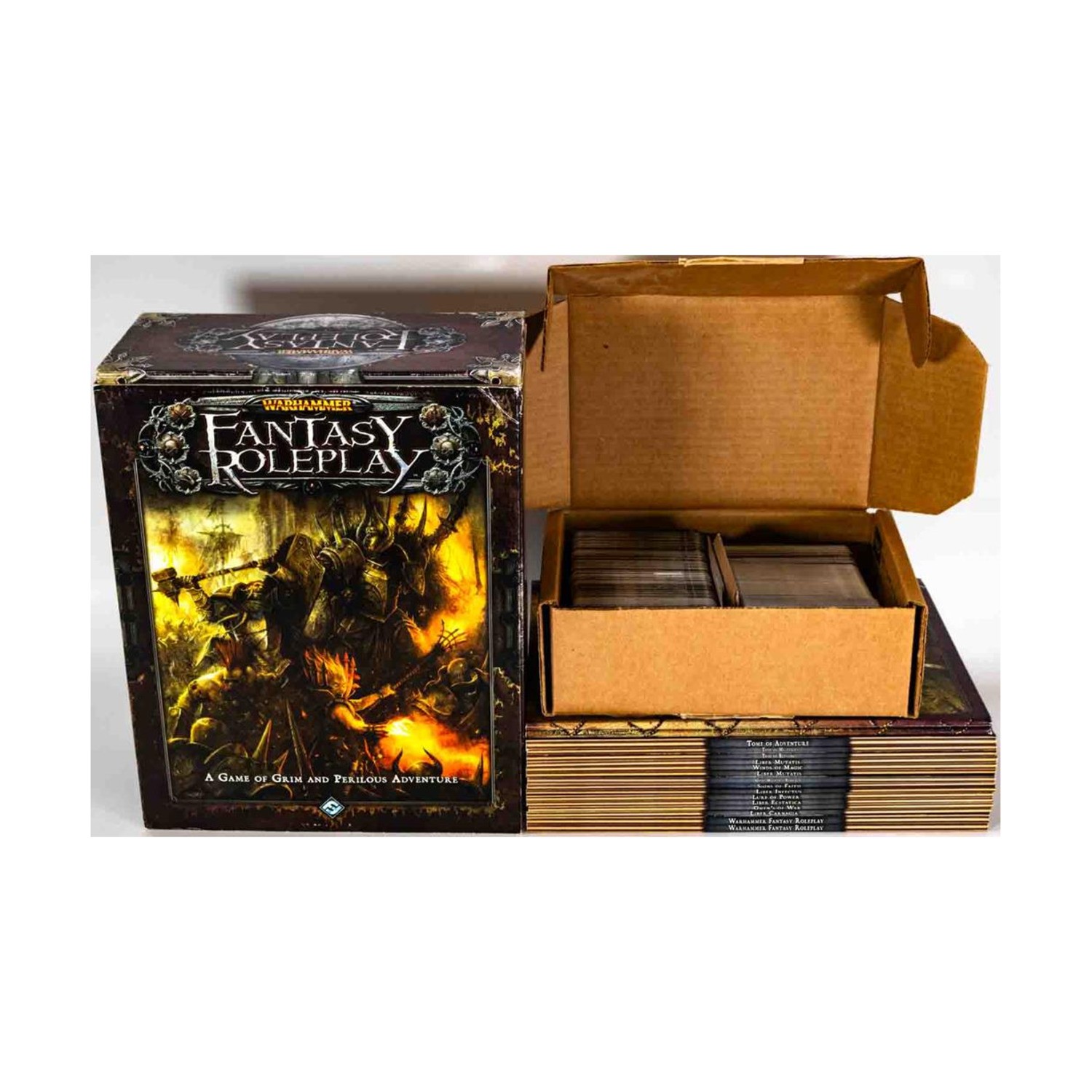 FFG RPGs  Warhammer Fantasy Roleplay Collection #17 - Core Set + 7 Supp VG+/EX