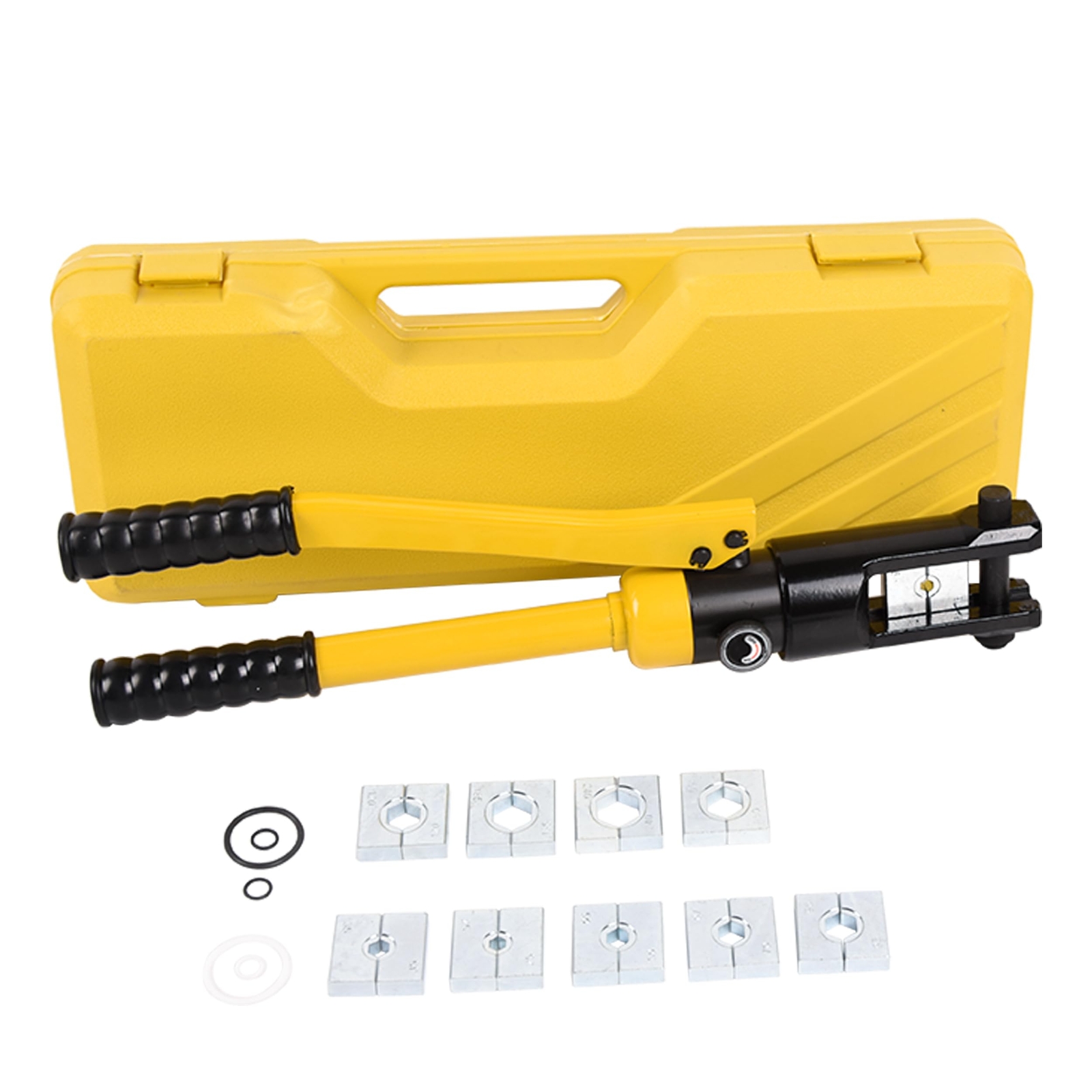 Hand Hydraulic Crimping Tool 12Ton 8AWG-4/0AWG Wire Hydraulic Crimping Tool Set