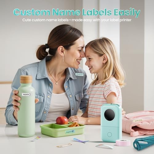 Green D30 Bluetooth Label Maker - 1 Label Tape - Portable Design